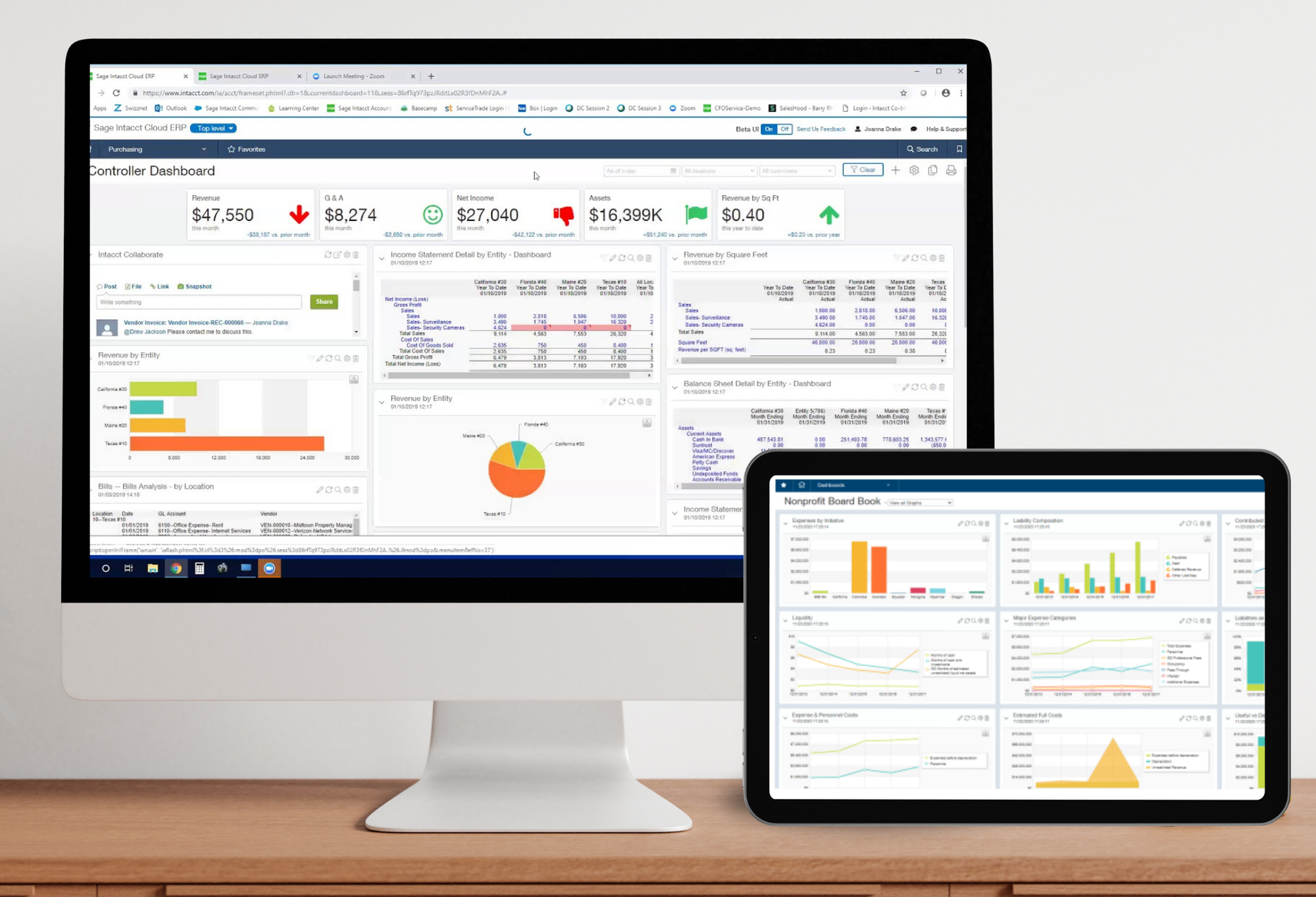 Sage Dashboards